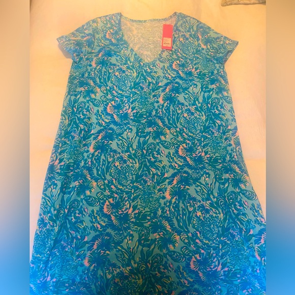 NWT Lilly Pulitzer Etta V-neck Dress XL - Picture 1 of 2
